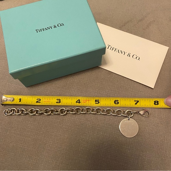 Tiffany & Co. EUC Sterling Silver .925 Circular Charm Bracelet - Picture 2 of 6
